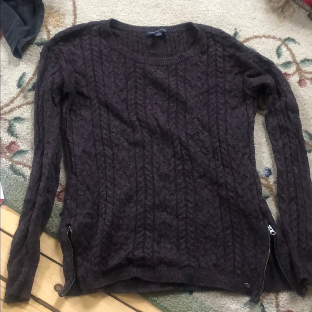 American Eagle Zip side sweater